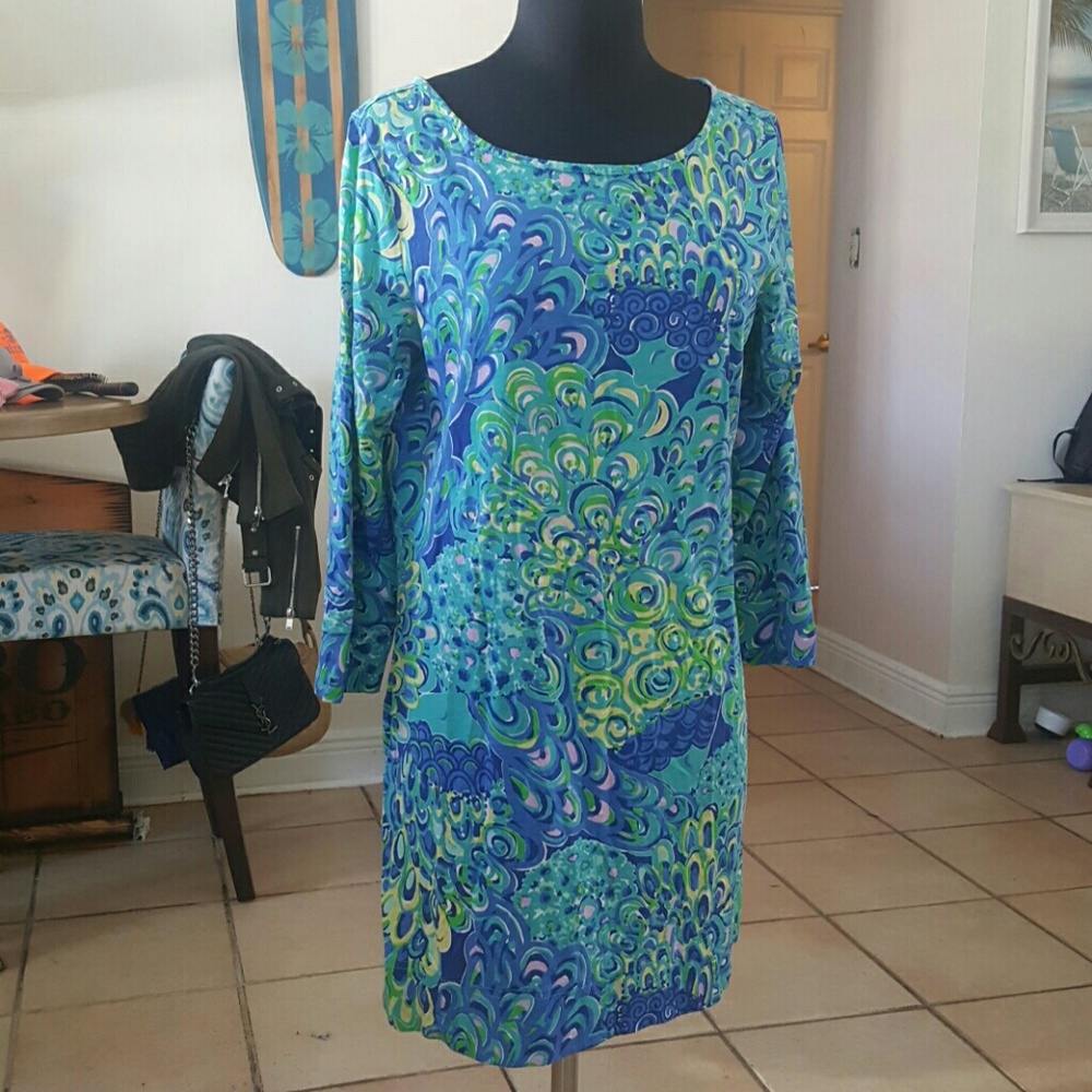 Lilly Pulitzer blue dress size L